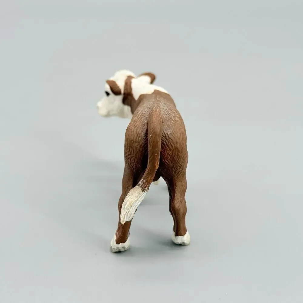 Schleich AM Lines Farm Animal Lot of 3 Calf Dog and Pig Plastic Figures